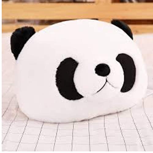 Image of LOVEY DOVEY Panda Head Pillow - Cotton Travel Pillow for Kids & Sofa, Soft Toys, Birthday Gift - White