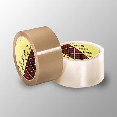Scotch 371 Box Sealing Tape, 48 mm Width, 914 m Length, Clear (Pack of 1)