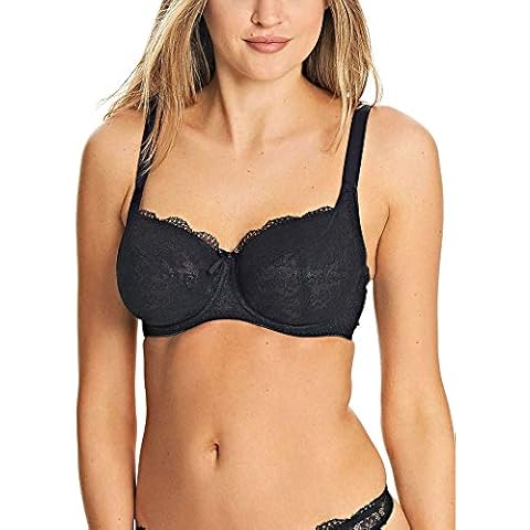 Freya Fancies Underwired Balcony K Cup Bra Black Black 32GG Cover