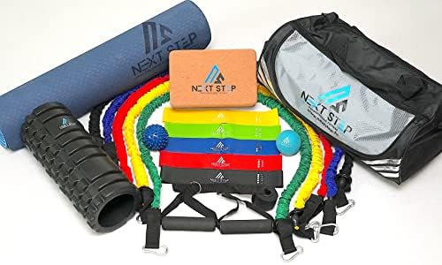 Portable, All-in-One Home Gym! Exercise Resistance Bands with Han...