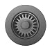 BLANCO 442228 Kitchen Sink Decorative Drain Basket Strainer, 3.5" Metallic Gray