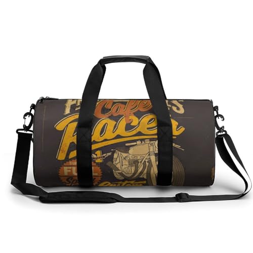 Sac de sport gym moto rétro sac de voyage duffel imperméable camping