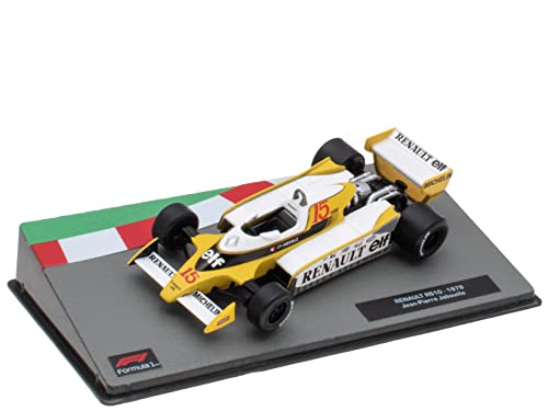 Miniatura carro Fórmula 1 1:43 Renault RS10 1979
