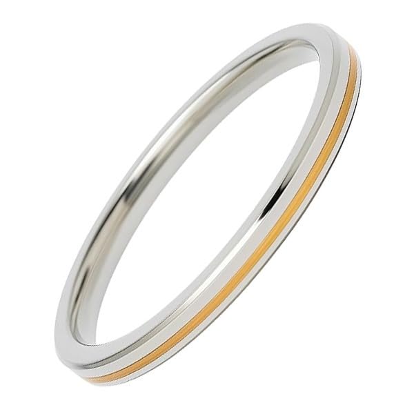 Brass Line 9MM Stainless Steel Sikh Kada for Women and Men – Punjabi Bracelet/Kara – Indian Religious Wrist Band (100 Grams)-image-6