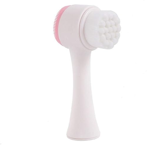Cepillo de limpieza facial de silicona DMtse cepillo de limpieza facial manual cepillo de belleza facial de silicona para limpiar los poros control