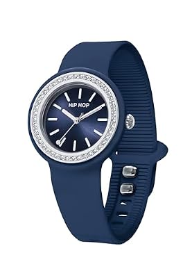 HIP HOP, Orologio Hero.DOT Bezel, Orologio Donna, Quadrante Sketch con Indici Luminosi, Cinturino in Silicone Eco-Friendly, Cassa 34 mm, Resistente all'Acqua