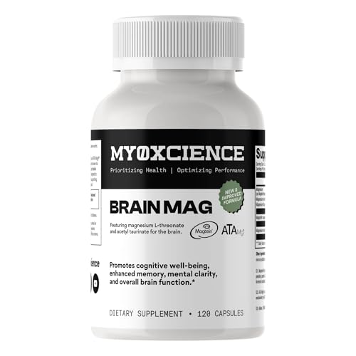 Magnesium L-Threonate + Mag Acetyl-Taurate (ATA Mag) + Mag Glycinate | Promotes Cognitive Well-Being Enhanced Memory Mental Clarity and Overall Brain Function | 120 Capsules