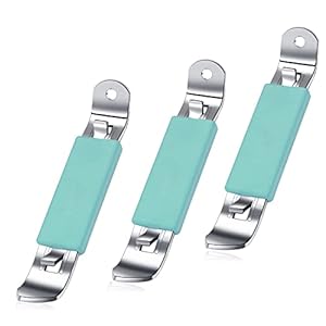 3 Pieces Magnetic Bottle Openers Can Opener Classic Beer Opener Stainless Steel Small Bottle Opener Can Tapper with Magnet for Camping and Traveling