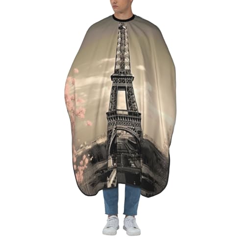 Cape de barbier imperméable anti-taches pour préserver les vêtements lors de la coloration