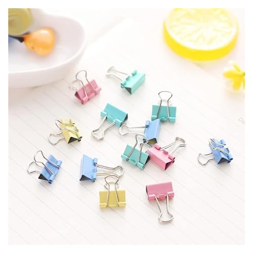 Assortiment de pinces pliables en métal pour éviter la perte de documents - 2