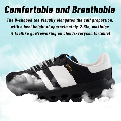 Sneakers for Women Men Non-Slip Work Shoes Casual Lace-Up Tennis Shoes Womens Fashion Sneakers - Lightweight Arch Support All-Day Comfort Sneakers3
