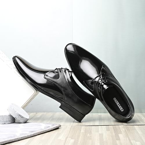 Image of Centrino Men's Formal Lace-Up Shoes | Soft & Comfortable Formal Shoe| Stylish-Looking Footwear (9358)