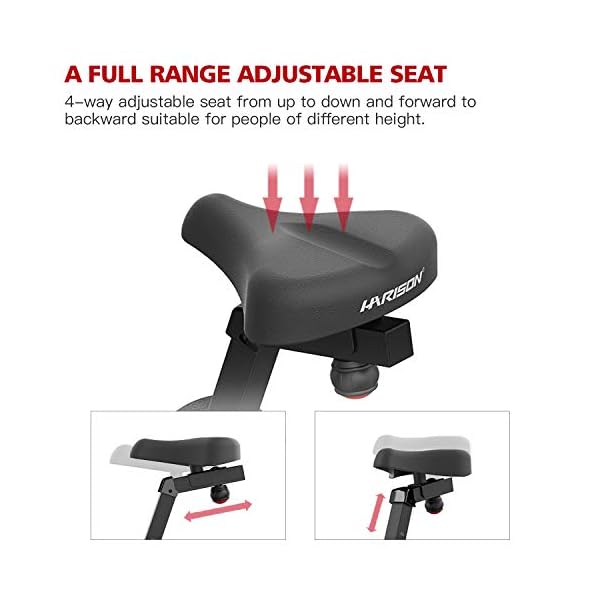 Magnetic Upright Exercise Bike Stationary Indoor Cycling Bike with Tablet Holder for Home Cardio Workout 300 LBS Capacity