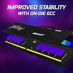 Kingston FURY Beast RGB 64GB (2x32GB) 6400MT/s DDR5 CL32 Desktop Memory | AMD EXPO | Kit of 2 | KF564C32BBEAK2-64 - Image 2
