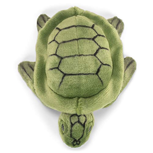 Demdaco Sea Turtle Aquatic Nautical Green 10 Inch Children's Soft Plush Stuffed Animal Toy #TOP4
