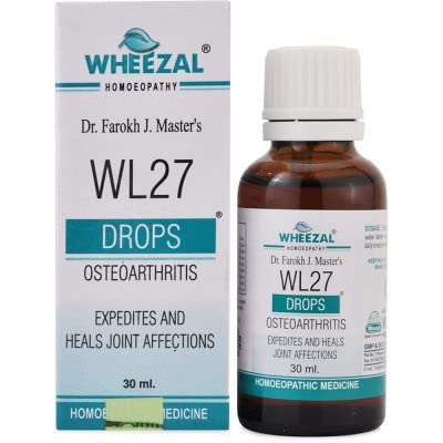 Wheezal WL-27 Osteorthritis Drops (30ml) (PACK OF TWO) (B0BT1QZM9Q) Amazon Price History, Amazon Price Tracker