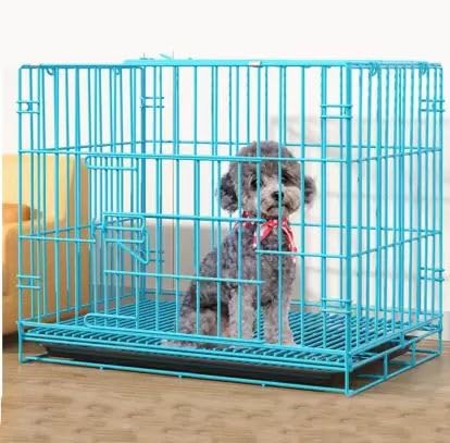 DRK Shopmart Heavy Duty Metal Single Door Dog Cage Easy to Move with Removable Tray Powder Coated Cage Ideal for Dog & Rabbit - Sky Blue (18 Inch) (B0CHS68L4N) Amazon Price History, Amazon Price Tracker