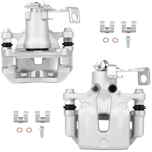 Image of SCITOO 19B6789 19B6788 Rear Left & Right Disc Brake Calipers Assembly w /Bracket For Hyundai For Elantra GT /For Veloster,For Kia For Forte /For Forte Koup /For Forte5