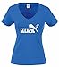 Produktbild 1860 Damen Girlie T-Shirt SECHZIG Löwe Ultras Shirtroyalblau-S