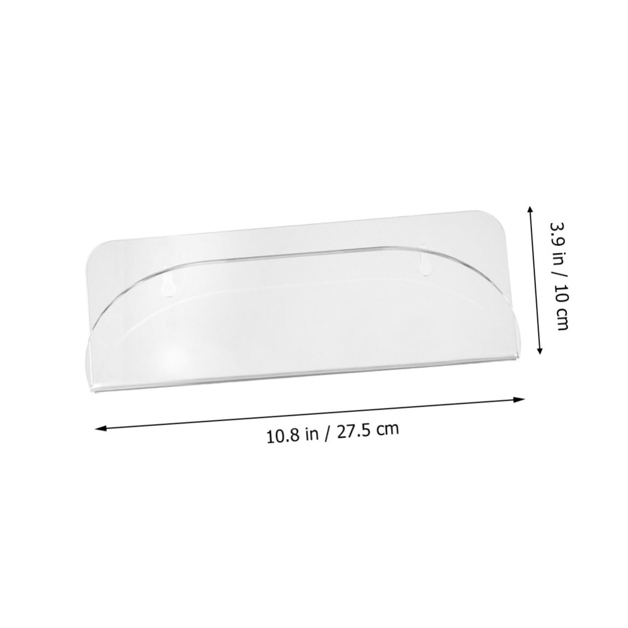 balacoo Skateboard Display Mount Wall-Mounted Acrylic Bracket Holder Stand Easy to Install for -Term Use for Home Office Living Room Decor