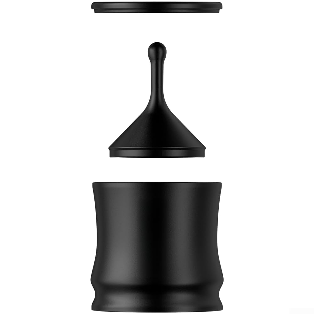 Taza de café para trituradora de café para receptor de espresso, construcción de aluminio con dispensador de baja resistencia, compatible con modelos de amoladora de 51 54 58 mm