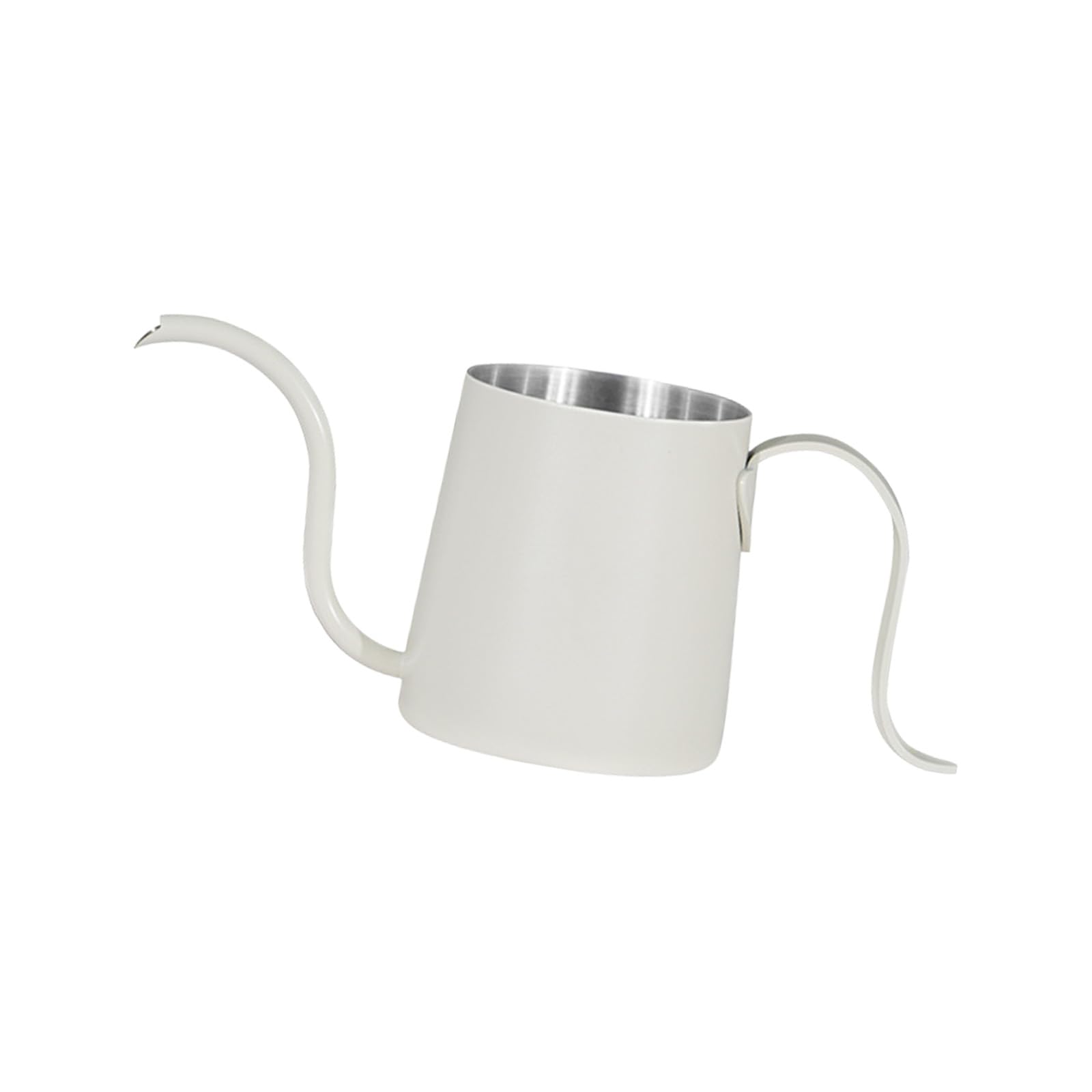 Tsophreniq Ergonomic Examine Coffee Kettle 250ml Curved Stream Plan for Easy Drip Brewing Home Transportable Drip Coffee Maker with Coating