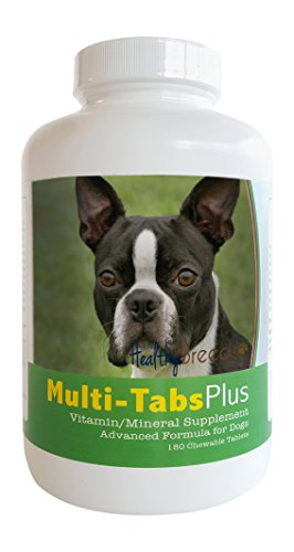 Healthy Breeds Boston Terrier Multi-Tabs Plus Chewable Tablets 180 Count