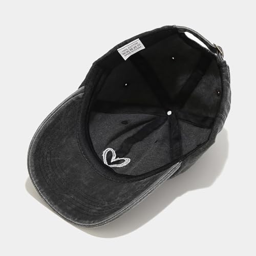 Image of XYIYI Vintage Washed Distressed Baseball Cap Adjustable Cotton Dad Hat for Women Men