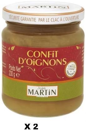 French Confit of Onions Jean Martin Jean Martin-Confit D Oignons -2 Jar Pack