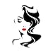 Sticker Mural, Migaven Rouge À Lèvres Beauté Femmes Style PVC Mur Fenêtre Autocollant Décoration Stickers pour Salon de Beauté Barber Shop Décor À La Maison Fournitures