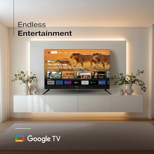 Image of SANSUI 80cm (32) Google TV with QLED Display, HDR10, Dolby Audio, Built-in Soundbar, Filmmaker Mode, 60Hz Refresh Rate JSS32GSQLED (Black)