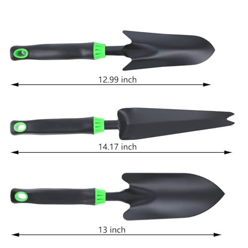 Set de utensilios de jardinería de aluminio de 7 piezas miniatura 5