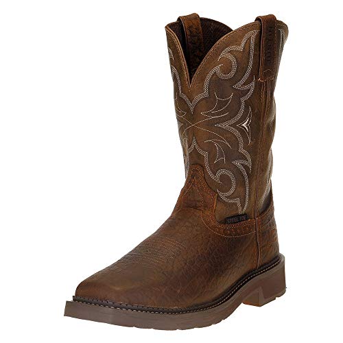 Justin Stampede Amarillo Steel Toe Boot