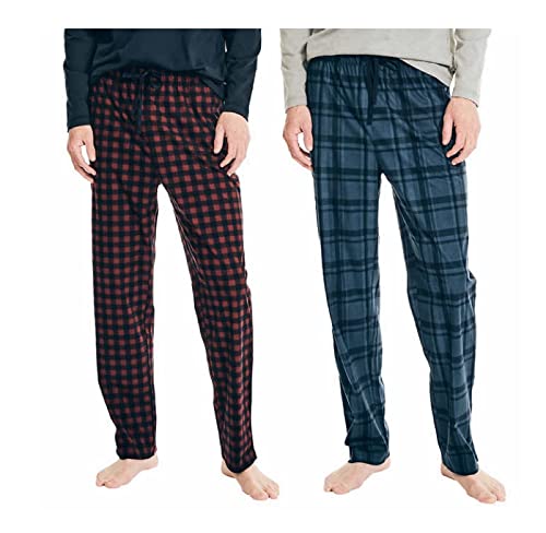 Nautica Soft Fleece Pajama Pants Set for Men - 2 Pack
