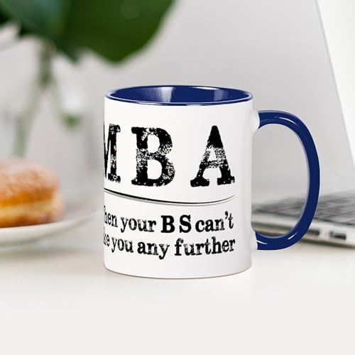 Taza de cerámica de 11 oz CaféPress MBA miniatura 4