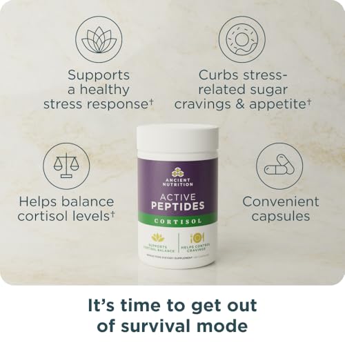 Ancient Nutrition Active Peptides Cortisol Support Capsules - image 2