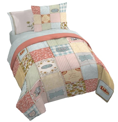 Image of Gilmore Girls Queen Comforter Set 7 Piece Soft Bedding for Girls, Multi | Bed in a Bag, Comforter Sheets Shams Pillowcases, Official Product, Soft Microfiber, Machine Washable, Girls Gift