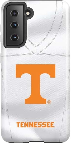 Skinit Pro Phone Case Compatible with Galaxy S21 5G - Officially Licensed University of Tennessee White Jersey Design