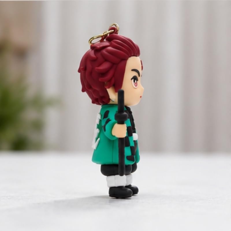 Image of Cute 3D Keychain | Keyring & Quirky Bag Charm | Hard Silicone, Unbreakable | Travel Essential | Kids Friendly | Strap & Bag Hook