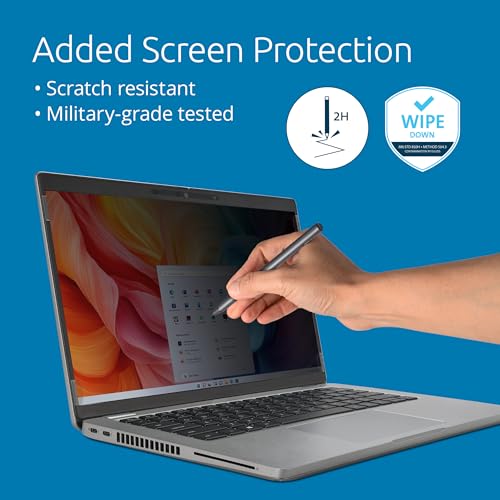 Image of Kensington High Clarity Privacy Screens Filter for 14 inch 16:9 Laptops, Easy Installation Privacy Filter, Anti-Glare, 2H Hardness Protection, Compatible with HP Lenovo Samsung Asus HC140A169A