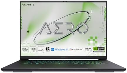 GIGABYTE AERO X16, Copilot+ PC - 165Hz 2560x1600 WQXGA - NVIDIA G...