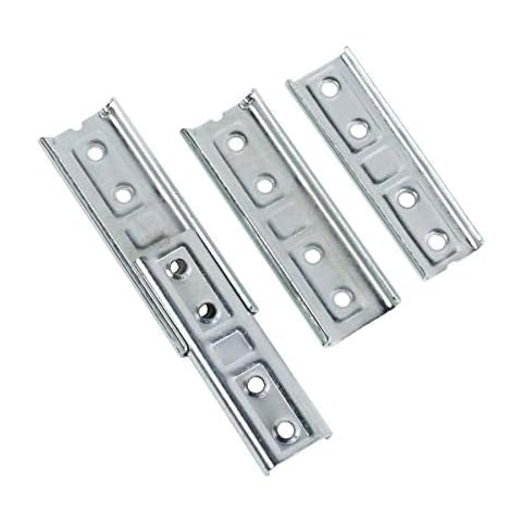 2 x Pair Concealed Headboard Panel Interlock Brackets Furniture Connector Heavy Duty Wall Mounting Fixing (2 x Pair) Cover