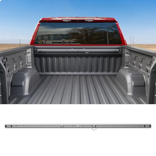 CZmenghe Front Tie Down Rail Compatible with 2019-2026 Chevy Silverado Trail Rail System GMC Sierra 1500 Truck Bed Rail System Replacement for 2019-2026 Chevy Silverado Accessories (Front Trail Rail)