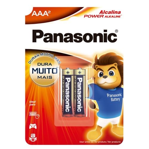 Panasonic Pilha Alcalina Lr03Xab/2B Cinza AAA (Palito)