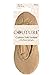 undercover lingerie Couture Cushion Sole Footlet 3 Pairs Natural