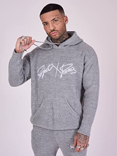 Sudadera Project X Paris gris de algodón con capucha para hombre talla S 6