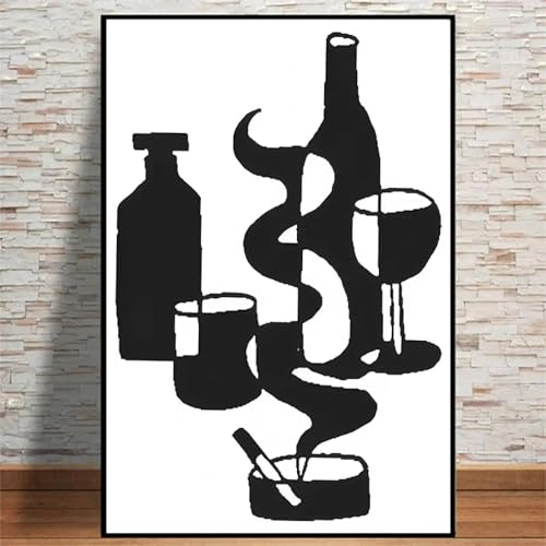Affiche abstraite TONGYINLI avec citations toile salon 50x75