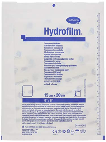 Pansement Transparent Stérile Hydrofilm Standard Hartmann Film Adhésif Hypoallergénique Sans Latex