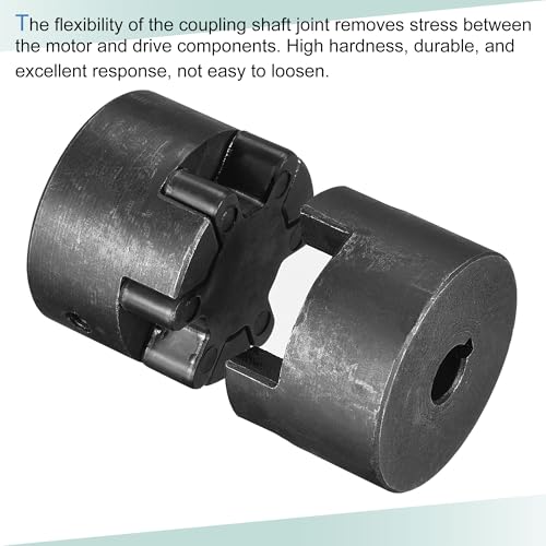 sourcing map Flexibel Kupplung Welle 10mm bis 20mm Flexible Kupplung 53mm L x 44.5mm OD Motor Kupplung Gelenk