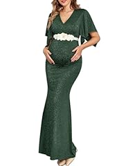 2. Sparkly Dark Green, No Flower Sash